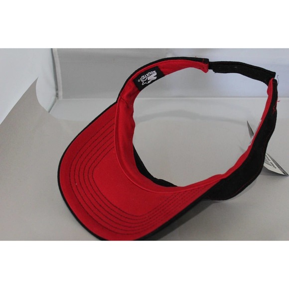 Starter Athletics Visor Black and Red. Comfort Fit, Adjustable. NWT - Picture 5 of 8